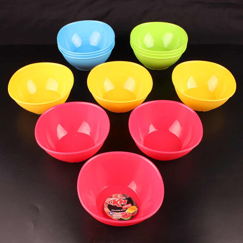 Grosir Mangkok Plastik Kh Happy/mangkok Plastik Murah JBroqBunQ80AV