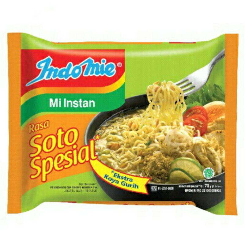 

Indomie Soto Spesial 75 gr