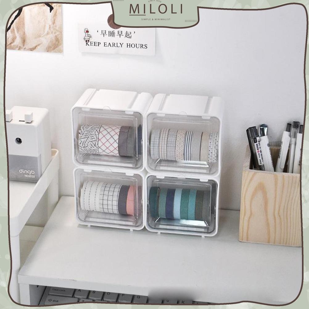 

[(BAYAR DITEMPAT) [MILOLI] Kotak Washi Tape Box Aesthetic - F0002