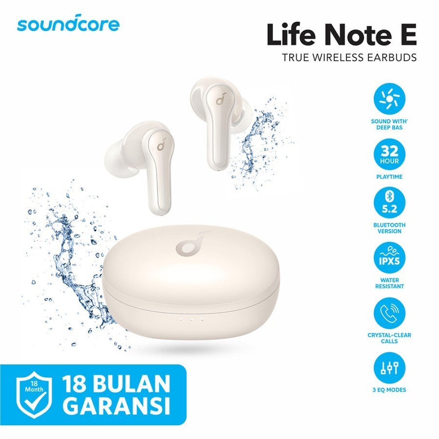 Anker Soundcore Life Note E Bass TWS True Wireless Earphone - A3943
