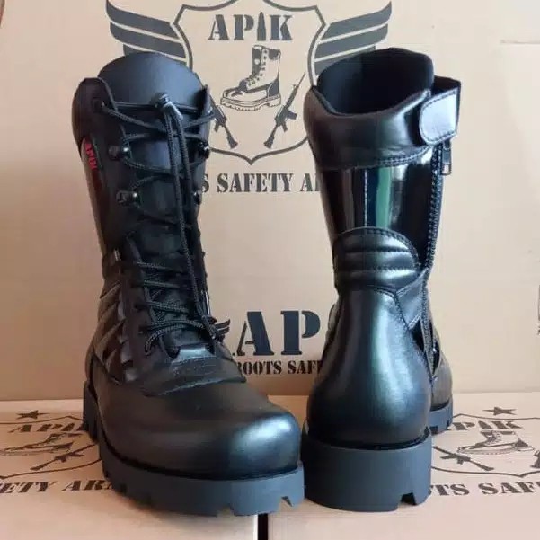 SEPATU PDL DELTA RADIAL APIK KULIT SAPI ASLI SEPATU PDL TNI POLRI SECURITY SEPATU BOOTS PRIA WANITA