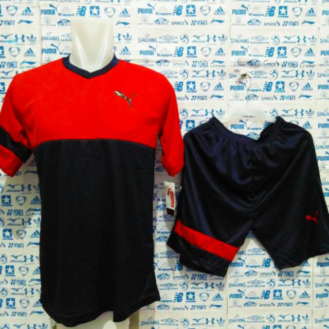 Baju Kaos Futsal Jersey Bola Setelan Futsal Puma
Navy Merah