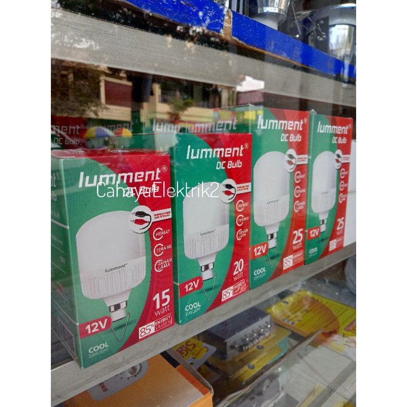 Lampu LED dc 20 Watt 12 volt Lumment Lampu Aki