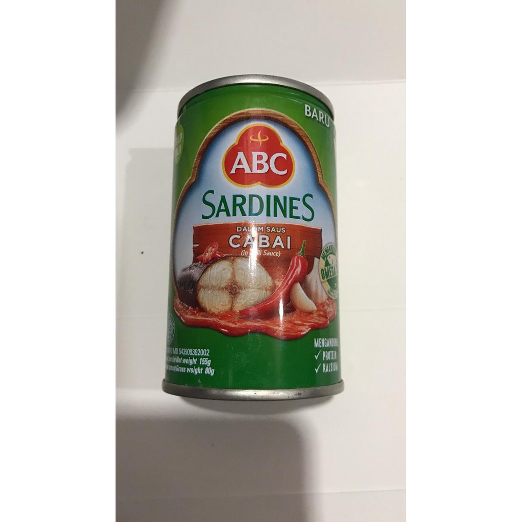 

ABC SARDINES TOMATO KECIL 155 G