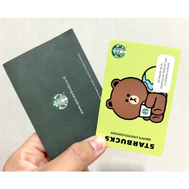 Starbucks Card Line Friends Brown Limited Edition