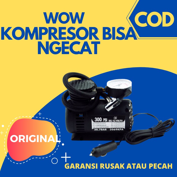 kompresor listrik mini cat motor dan mobil terbaik