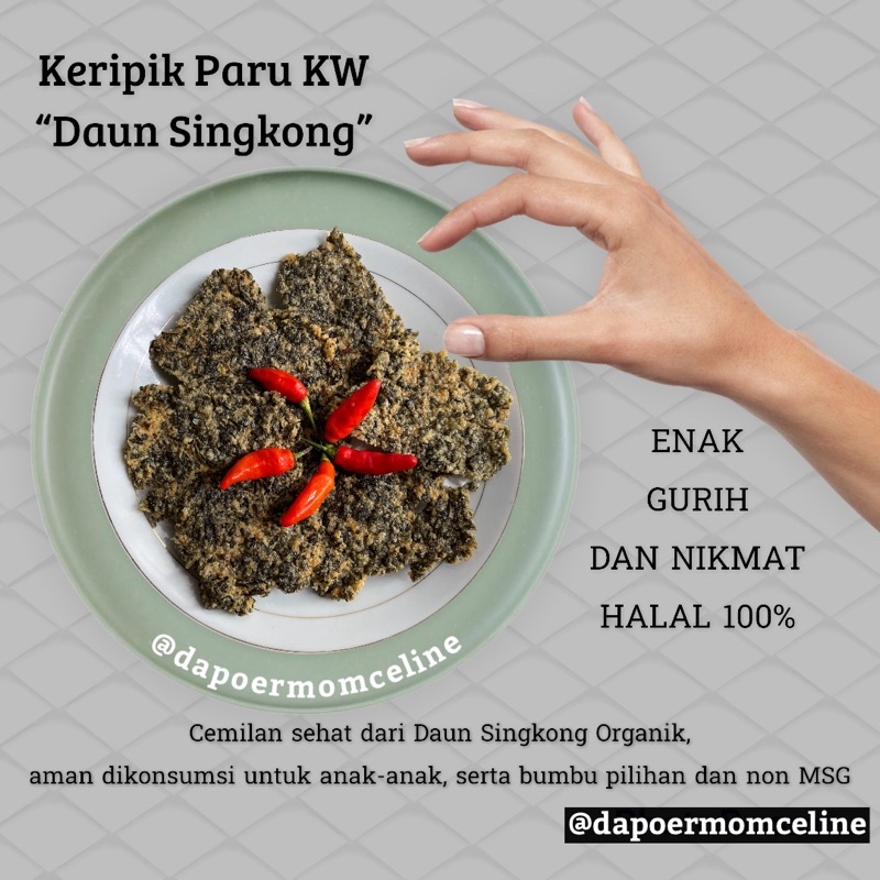 

Keripik Paru KW “Daun Singkong”