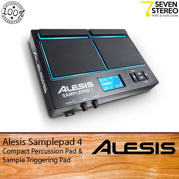 Alesis Sample Pad 4 Compact Percussion And Triggering Pad