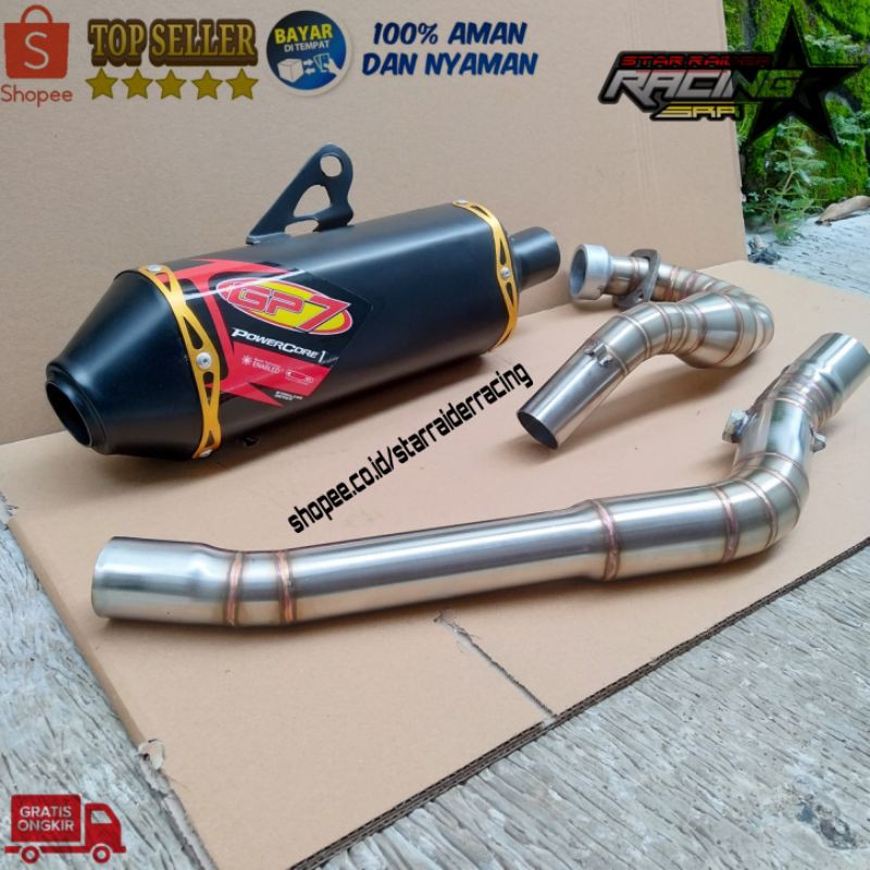 knalpot GP7 untuk klx/dtracker 150,230,250 crf150,230,250 wr155