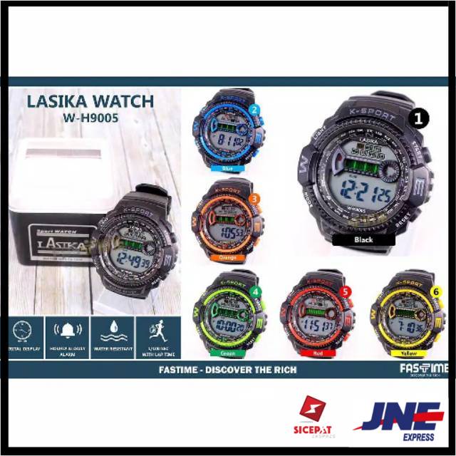 ORI Jam Tangan Pria Lasika F9005 Anti Air TERLARIS4848