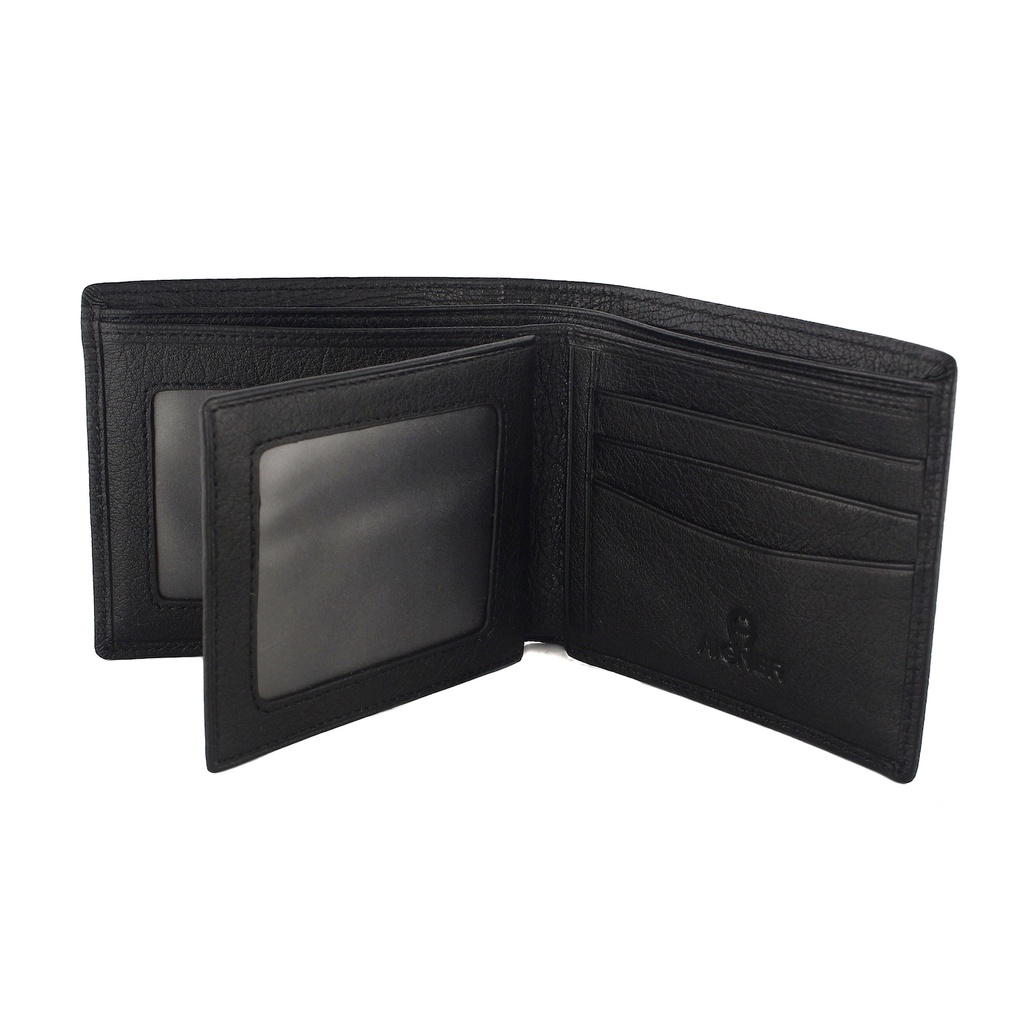 TOKOKOE - Dompet Pria model Tidur bahan Kulit Premium Dompet Lipat - AIG 1302-12 Black