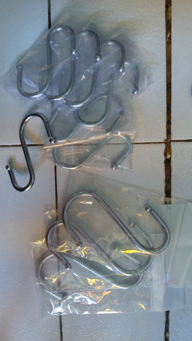 Gantungan S Hook Crhoom Stainless Letter Tebalcp