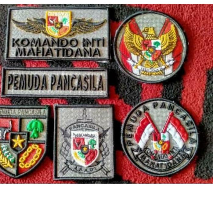 ❤[NEW VARIANT]❤ atribut pemuda Pancasila bordir timbul nyala