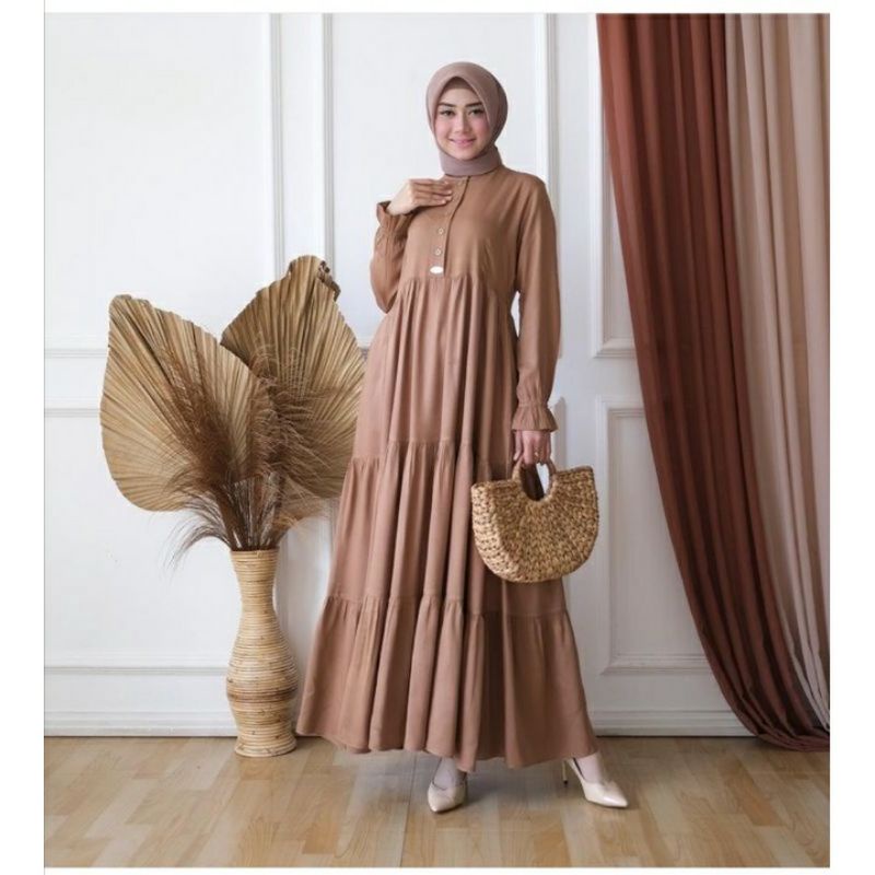 COD / Dress Salvina YS Original / Gamis Salvina YS Original / Gamis Rayon UNIQLO import