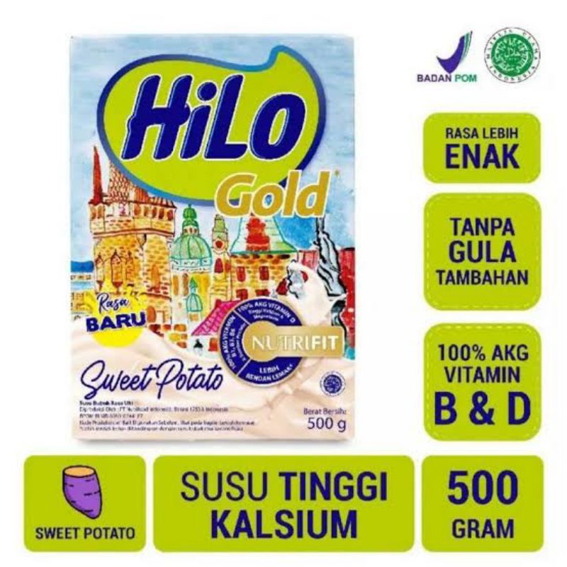 Hilo Gold 500gr Sweet Potato/Vanilla/Original/Coklat