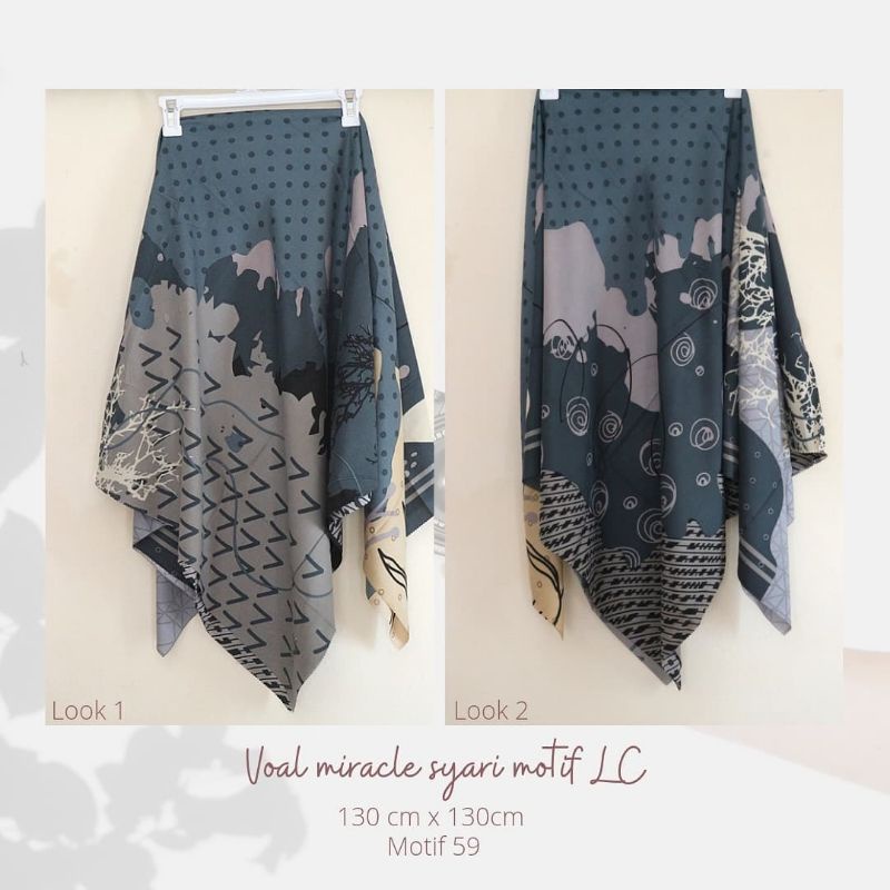 VOAL MIRACLE SYARI MOTIF UMAMA 130cm x 130cm PART 2-39