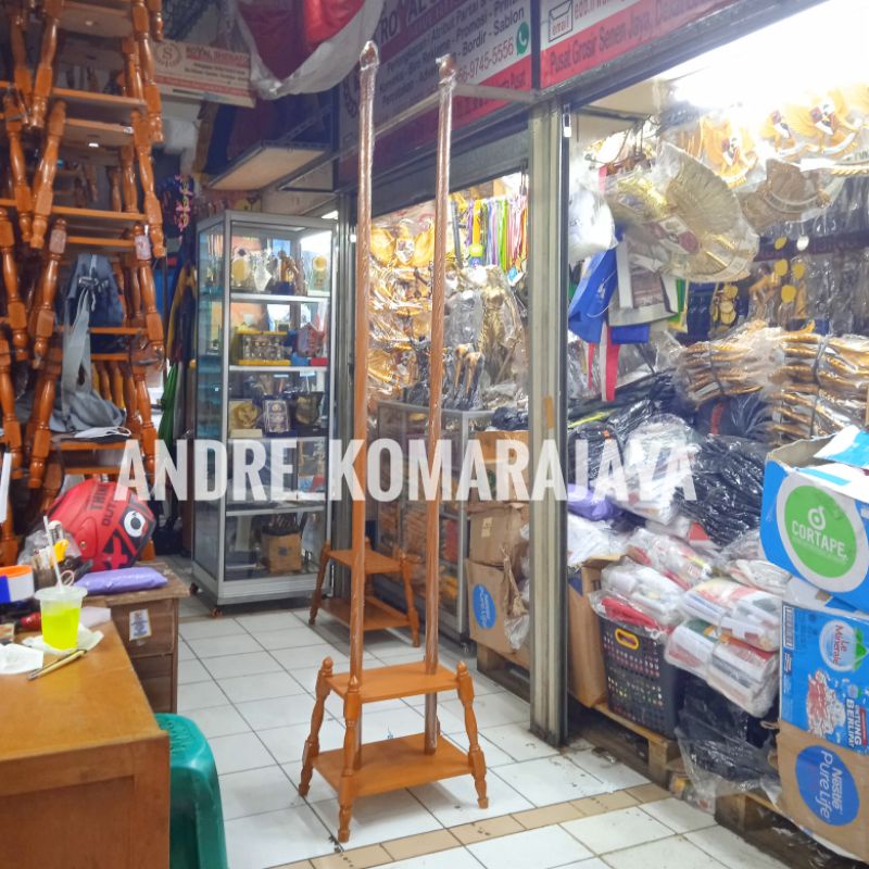 tiang pataka tiang bendera ruangan tiang bendera lobang 2 ready stock