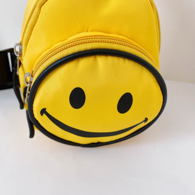 LittleAaron TAS SMILE SLINGBAG import resleting slempang anak laki perempuan