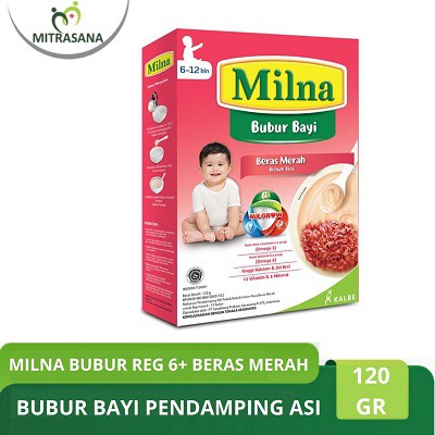

Milna Bubur Reg. 6+ Beras Merah 120 Gr