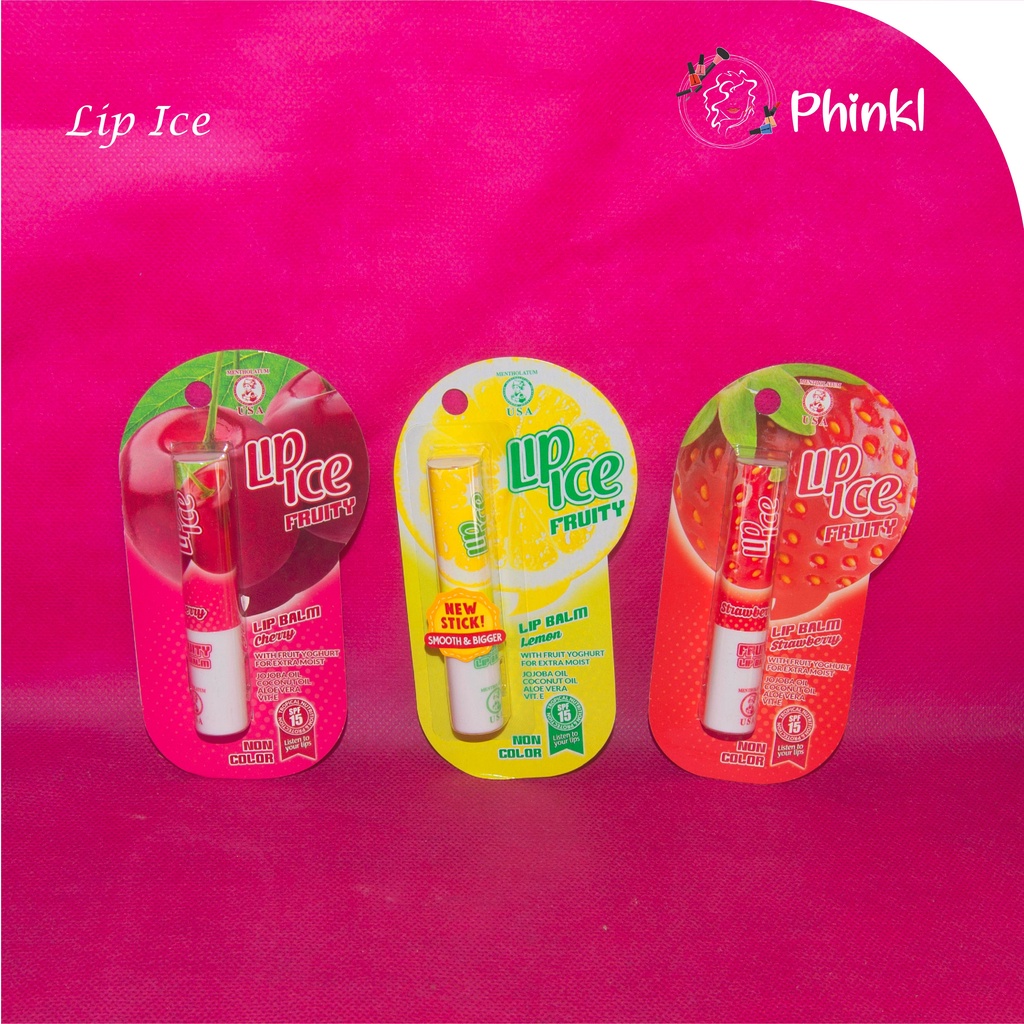 `ღ´ PHINKL `ღ´ Metholatum Lip Ice Sheer Colors lipbalm lipstick pelembab bibir