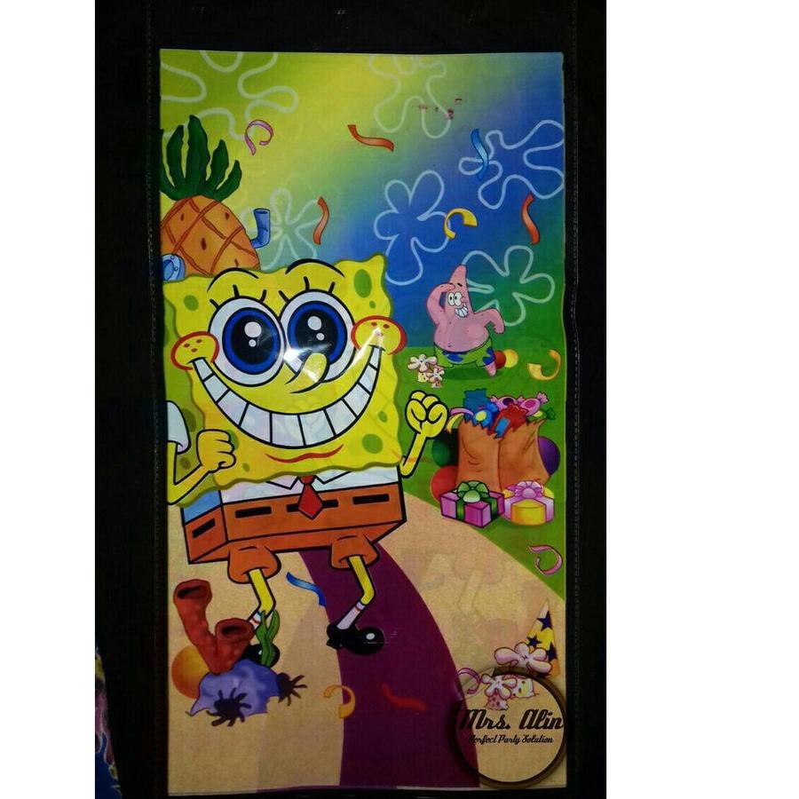 Awal Plastik Snack Ulang Tahun Spongebob Bingkisan Ulang Tahun