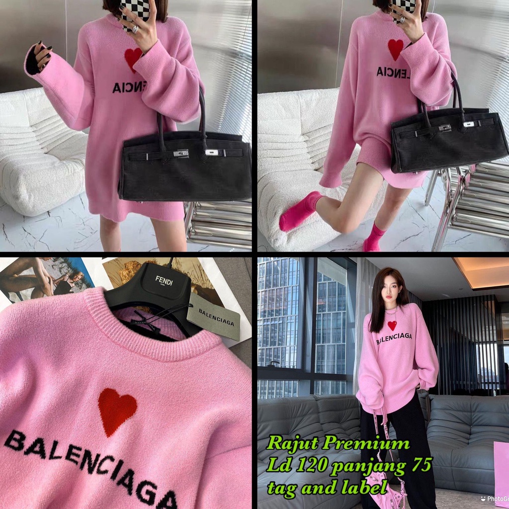 Sweater Balenciaga Rajut Import Premium