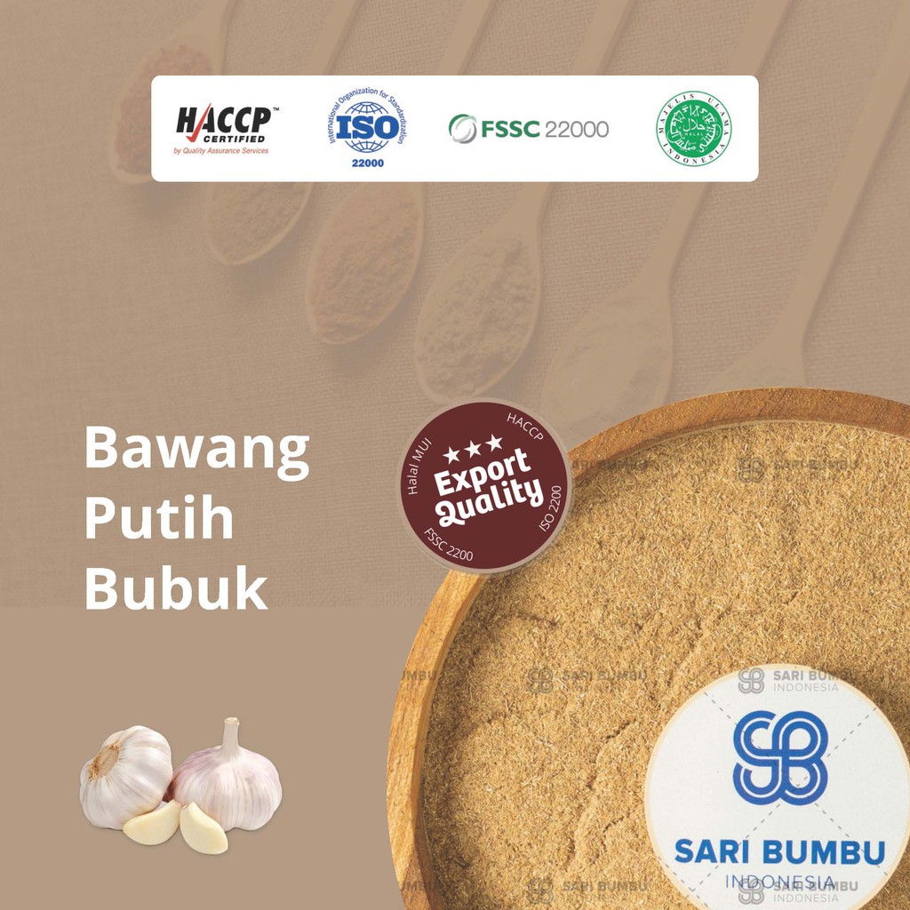 

BUMBU DAPUR - BAWANG PUTIH BUBUK (GARLIC POWDER)