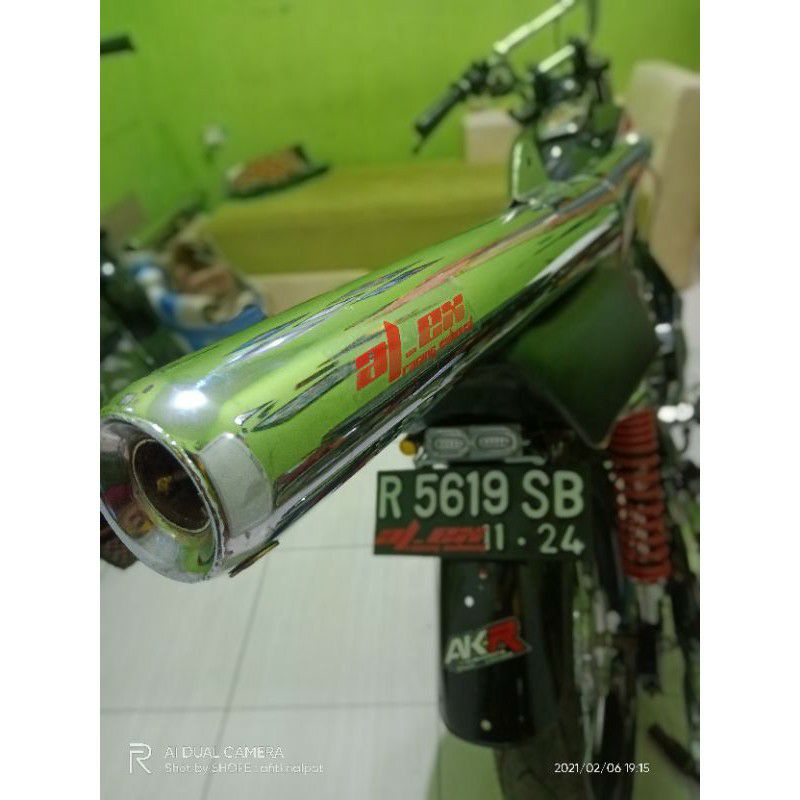 knalpot bobok al_ex RX-King asli mode c17 c20 c20rr c33 boban altech bukan ori