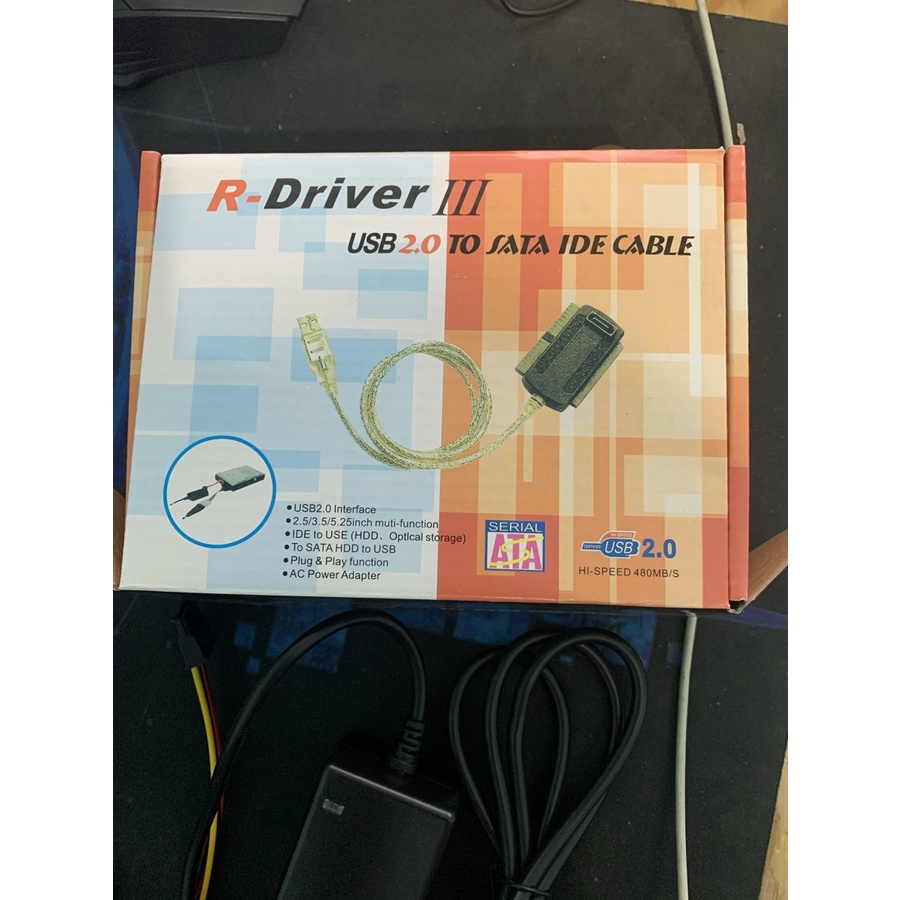 R-driver III usb 2.0 to sata/ide cable / CONVERTER USB 2.0 TO HDD SATA IDE 2.5'' 3.5'' HARDISK