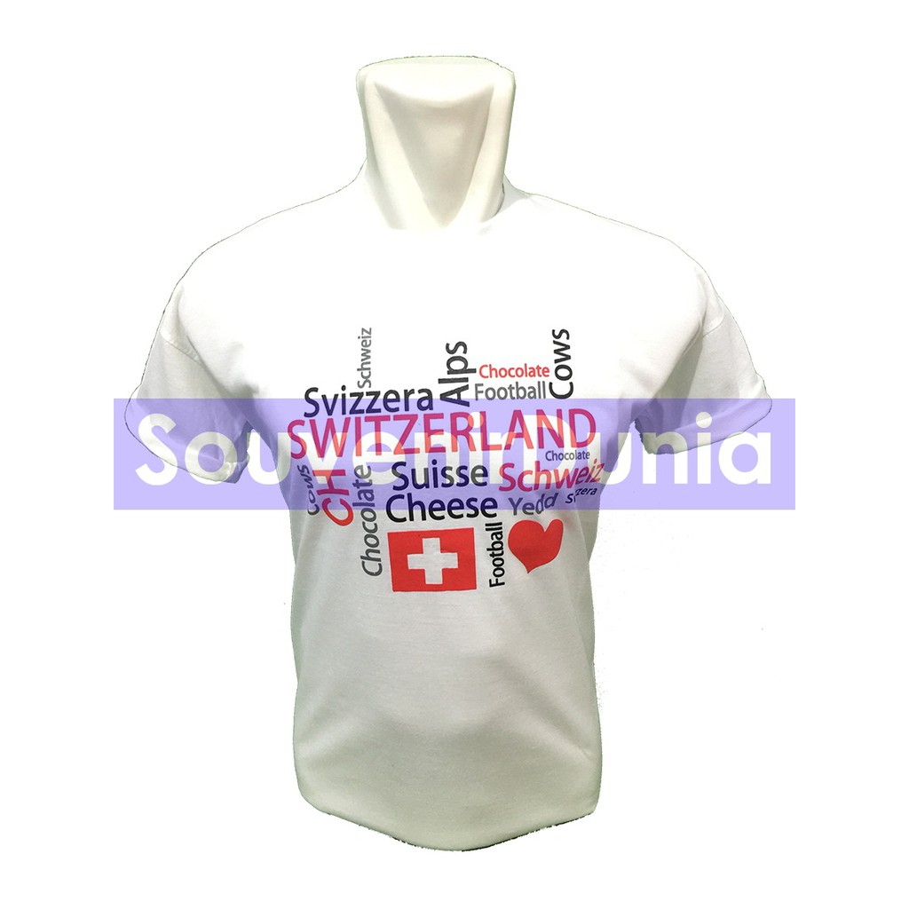 souvenir kaos murah negara swiss
