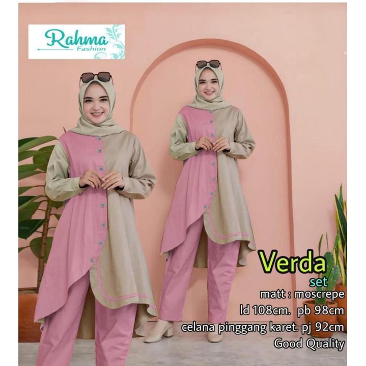 VERDA SET / SET WANITA BY RAHMA FASHION
