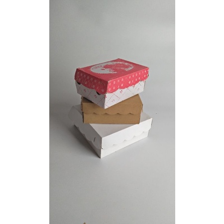 

Dos nasi box snack putih promo Lebaran