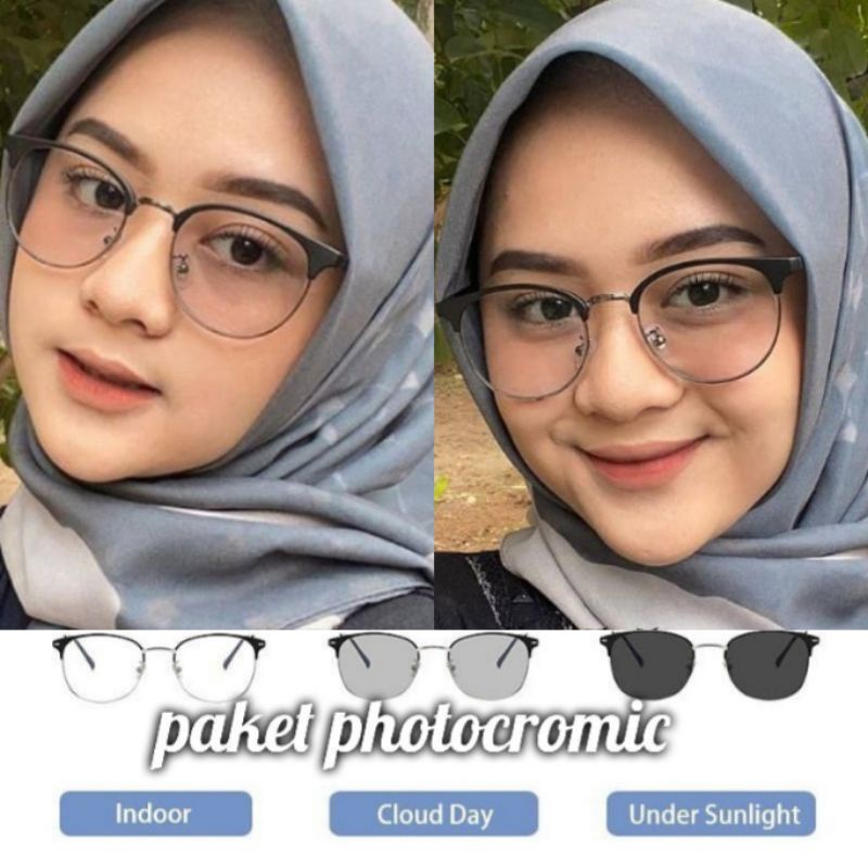 [6214]kacamata paket photocromi