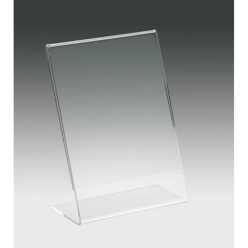 

acrylic display brosur a4 stand L