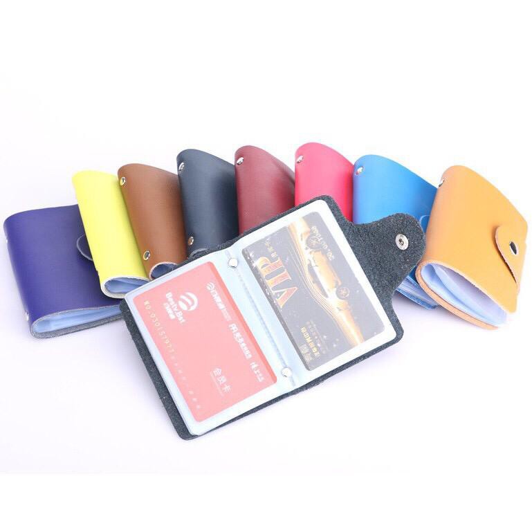 LS 054 - DOMPET KULIT KARTU FASHION ISI 12 KARTU IMPORT CARD HOLDER / SOUVENIR PERNIKAHAN