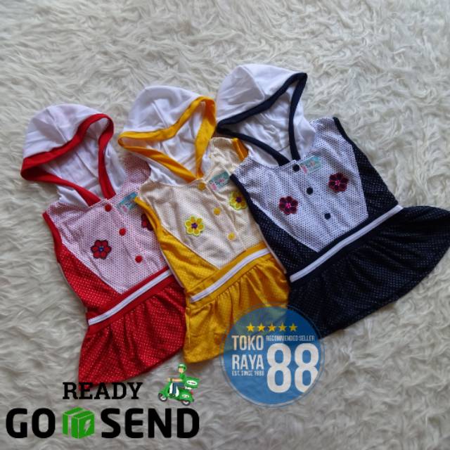 [SDR-SF03] TOKO RAYA 88, Setelan Dress Bayi 3 - 18 Bulan, Syifana Hoodie, Baju Rok Anak Perempuan, D