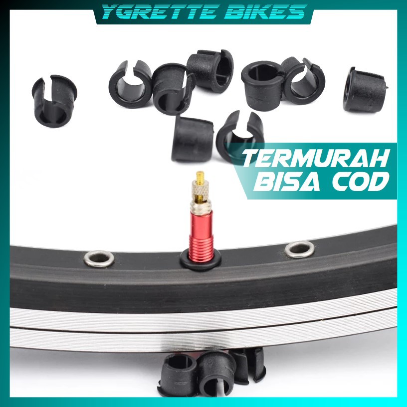 YGRETTE - 1pcs PLASTIC RIMS VALVE CONVERSION ADAPTER SCHRADER TO PRESTA UBAH lubang pentil