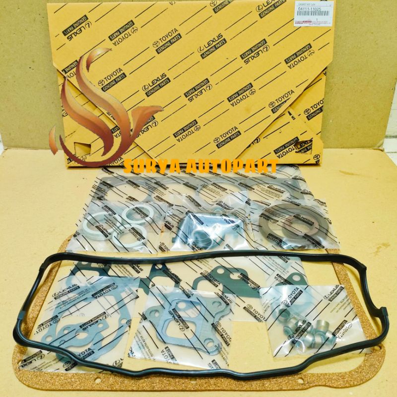 PACKING SET GASKET KIT ENGINE OVERHAUL TOYOTA COROLLA TWINCAM 1.3