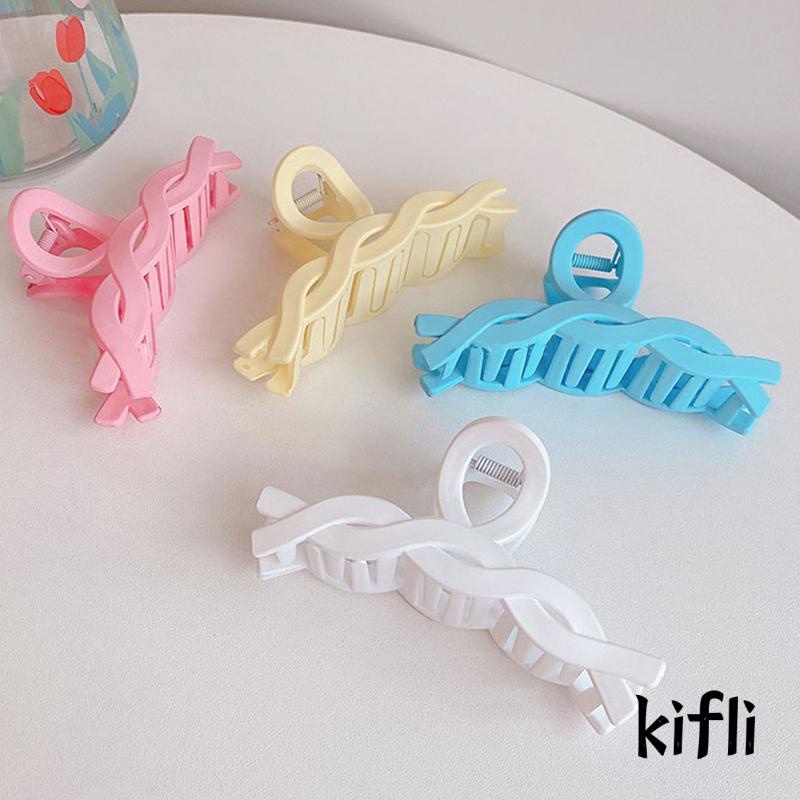 Jepit Rambut Model Twist Ukuran 11.5cm Untuk Wanita