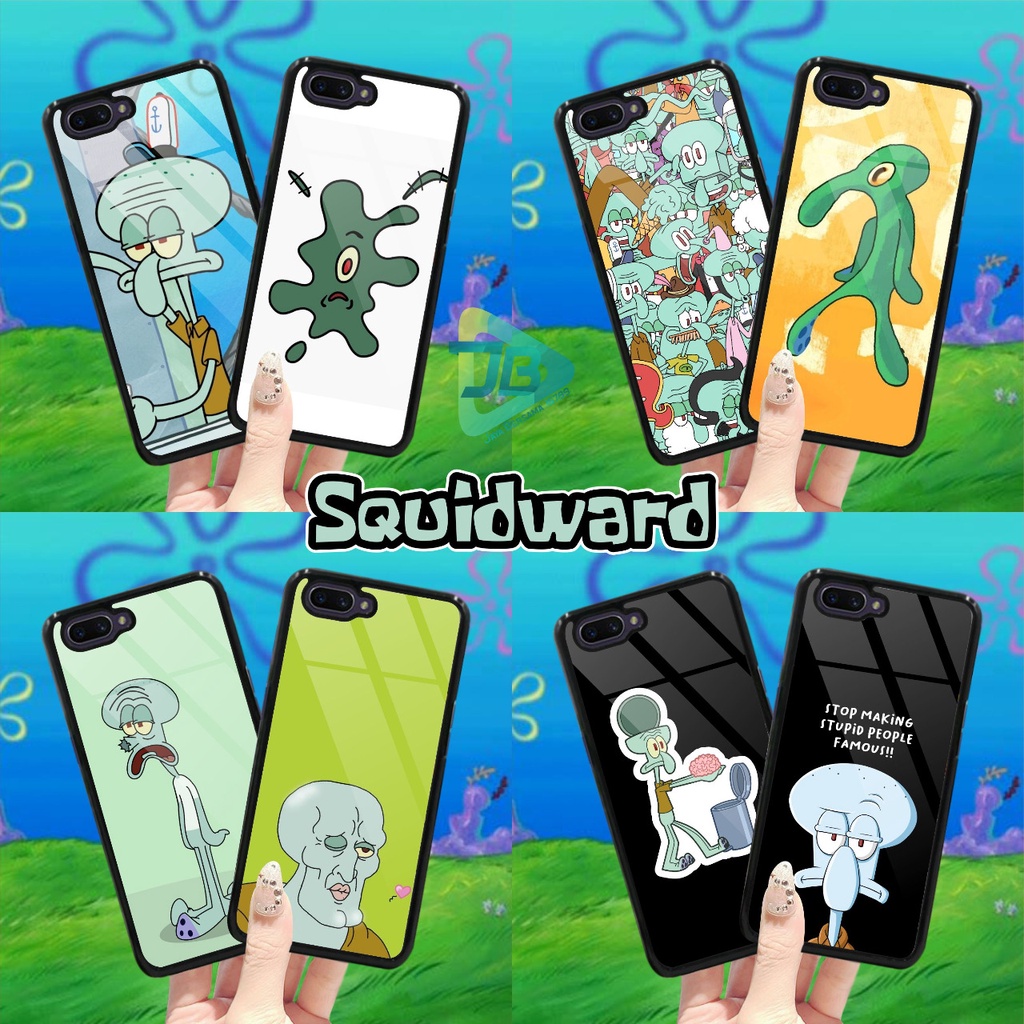 HARDCASE 2D GLOSSY SQUIDWARD OPPO VIVO XIAOMI SAMSUNG REALME IPHONE ALL TYPE JB4697