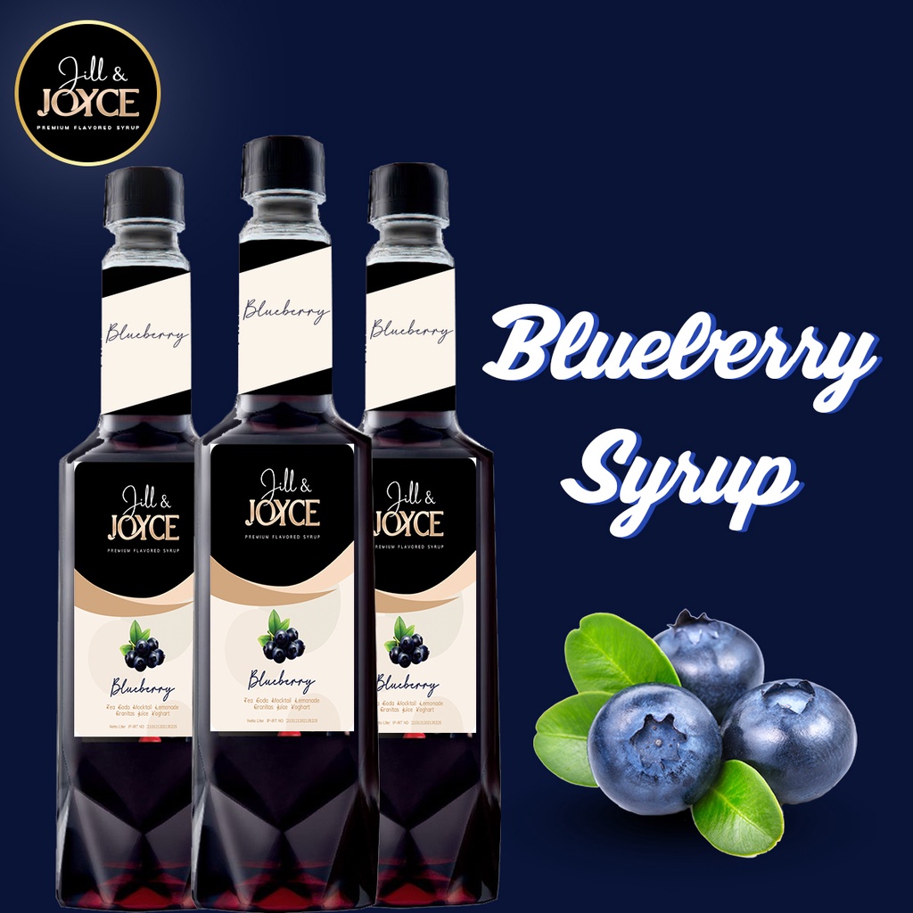 

JILL & JOYCE Blueberry Syrup 1Liter