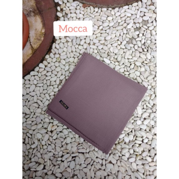 Segiempat Azara Nur Check Lc || Jilbab Square Potton || Segiempat Polos Murah Lc-Mocca