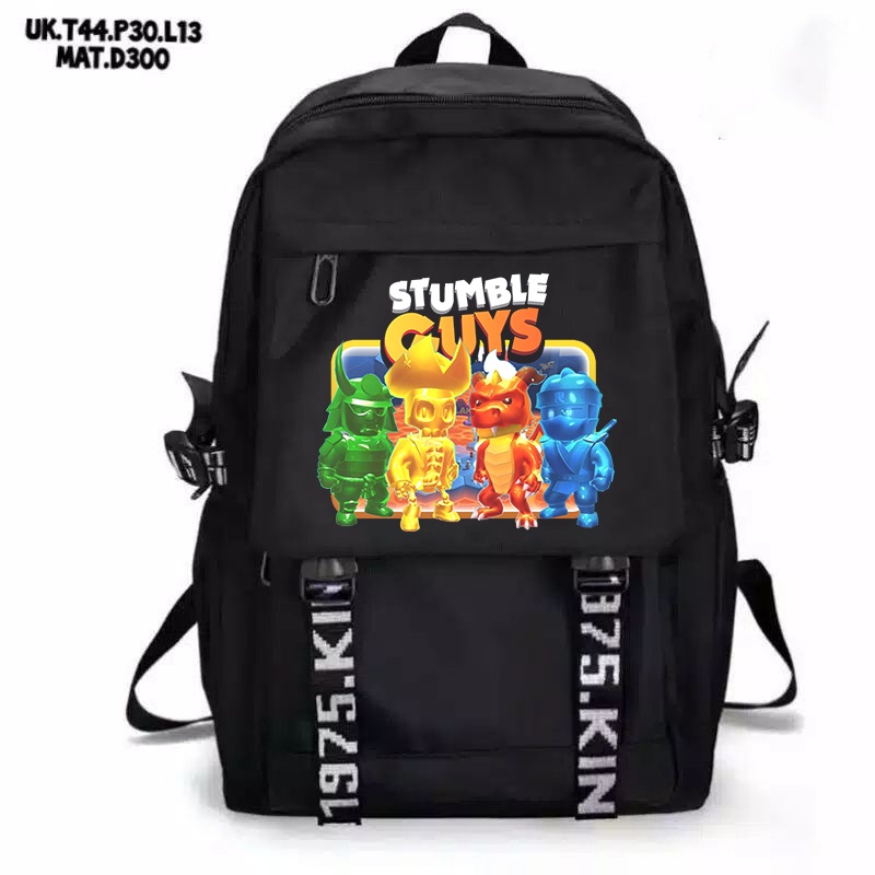 tas ransel anak laki laki sekolah tk sd smp sma terbaru murah baru gambar kartun game stumble guys k