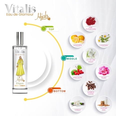 Vitalis Eau de Glamour Hijab 100ml - Parfum - Chic