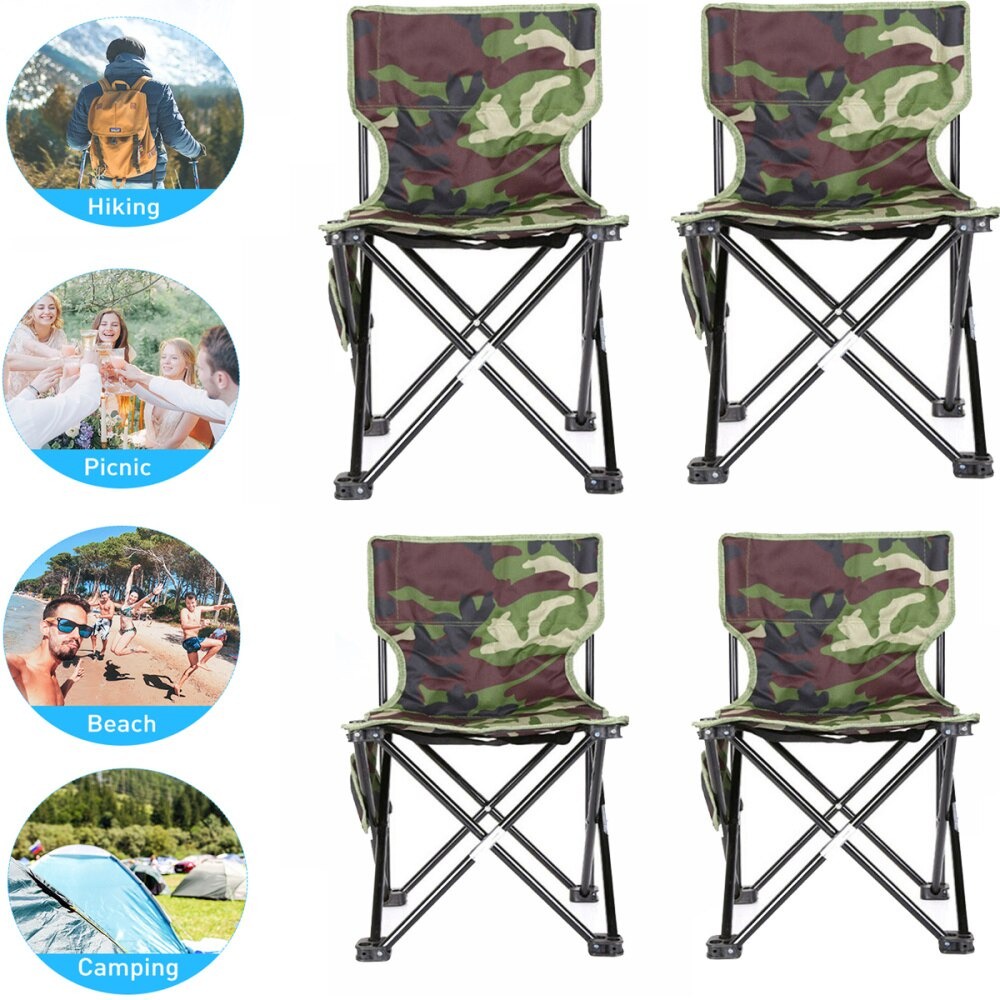 Kursi Lipat Memancing Outdoor Camping Portable 33x33x53CM Murah - Camouflage