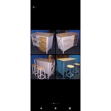 Custom meja 120x60x100 cm