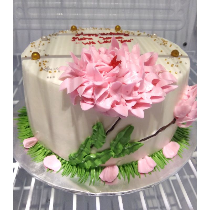 

kue ulang tahun flower uk18