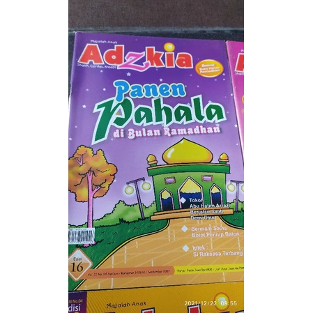 habis majalah Adzkia 16. majalah anak Islam Sunnah majalah anak edukasi anak