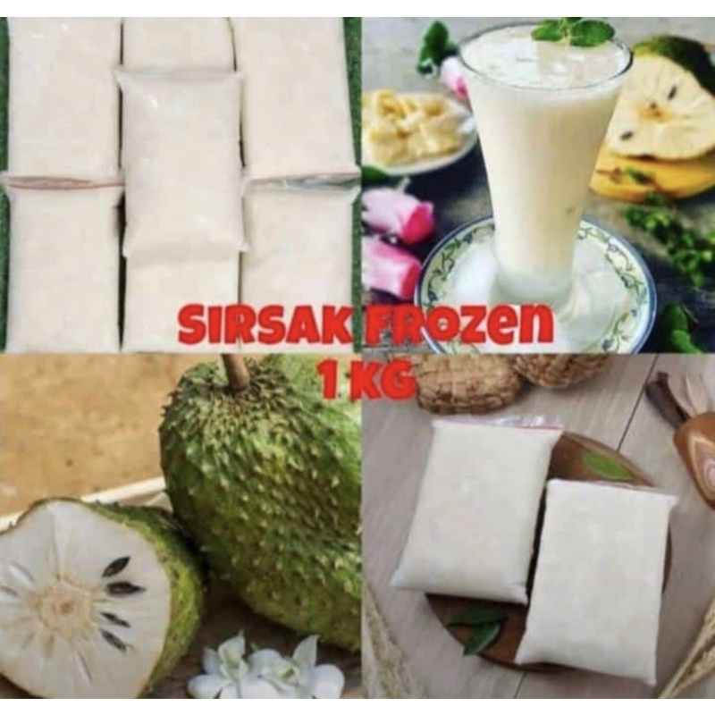 

Daging Buah Sirsak Frozen 1 Kg