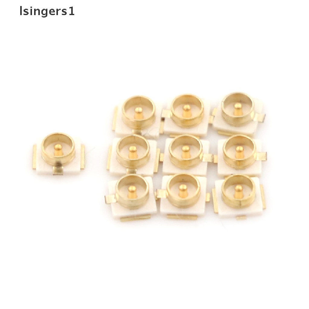 (lsingers1) 10pcs Konektor RF PCB Mount IPEX IPX U.FL SMD SMT